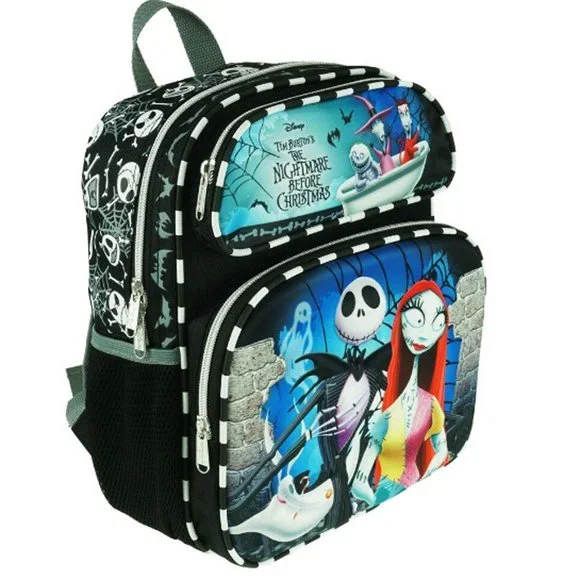 3D Shape Nightmare Before Christmas 12in Backpack Jack Face Small NBC Bag - Picture 2 of 4